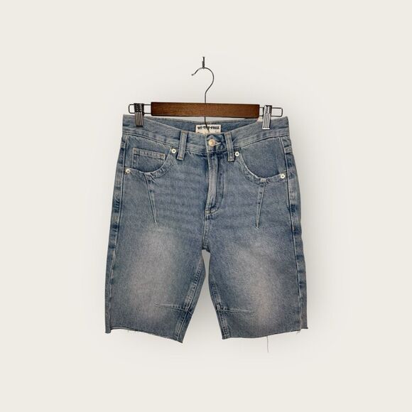 Free People Ghost Town Long Shorts Size 25 NWT - Picture 3 of 8